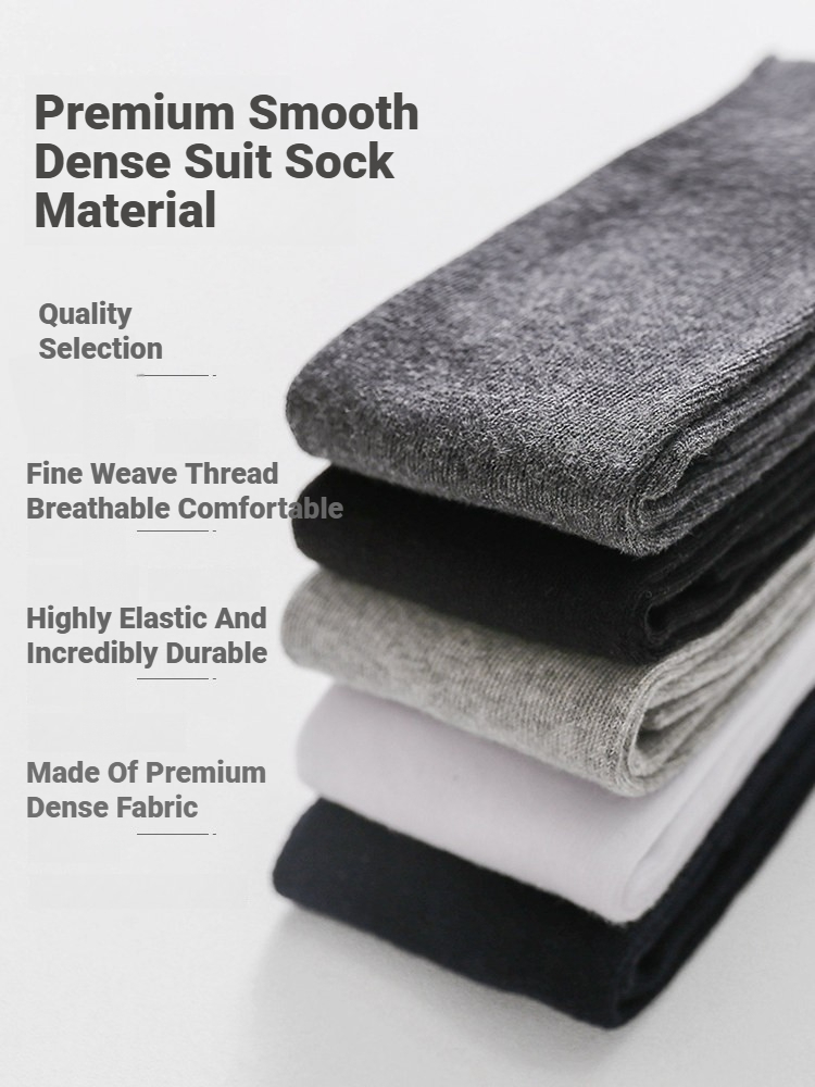 メンズ用、無地の膝丈ビジネスソックス1足。柔らかく伸縮性があ - Sock Garter Men のレビューと価格